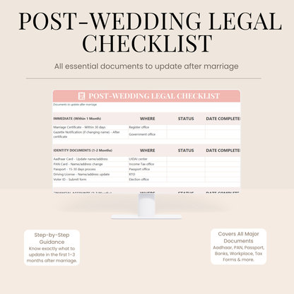 Ultimate Indian Wedding Excel Planner| 25 Worksheets Budget Tracker, Guest List Manager, Vendor Organizer