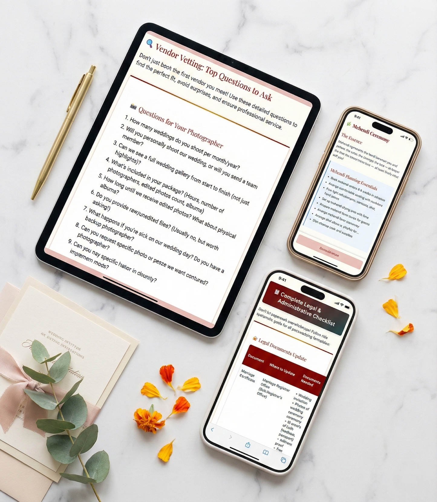 The Ultimate Hindu Wedding Planning Guide | Digital Guidebook for  Weddings | 90+ Pages PDF Planner