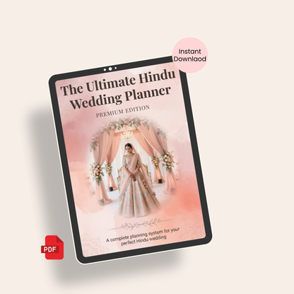 The Ultimate Hindu Wedding Planning Guide | Digital Guidebook for  Weddings | 90+ Pages PDF Planner
