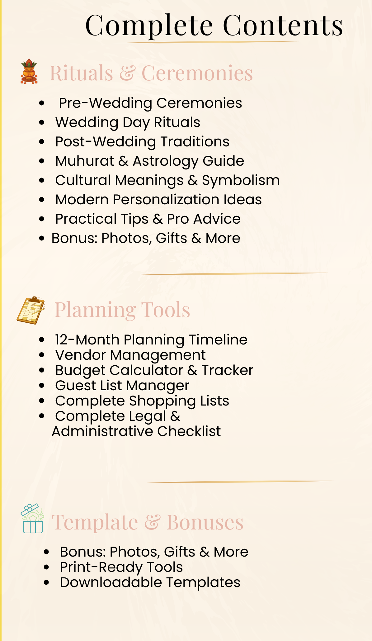 The Ultimate Indian Wedding Planning (Hindu Guide + Excel Planner)